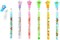 TINYMILLS 24 Pcs Safari Jungle Animals Stackable Push Pencil Assortment with Eraser for Party Favors Goodie Bag Stuffers VBS Classroom Rewards Pinata Fillers Carnival Prize